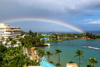 Old San Juan Rainbow as seen from The Caribe Hilton
