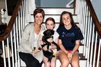 Donna McKelvey with Olivia, Maisy, and Sophie Johnson