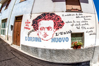 Orgosolo - Italian revolutionary - Antonio Gramsci. The cry of the people ahead of unity.In contact with the struggle of the working class of Turin it matures its adherence to the socialist ideals. In