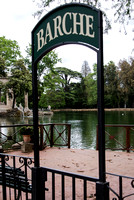Boat area of lake Borghese Park Rome, Italy
