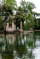 Temple of Aesculapius Borghese Park Rome, Italy